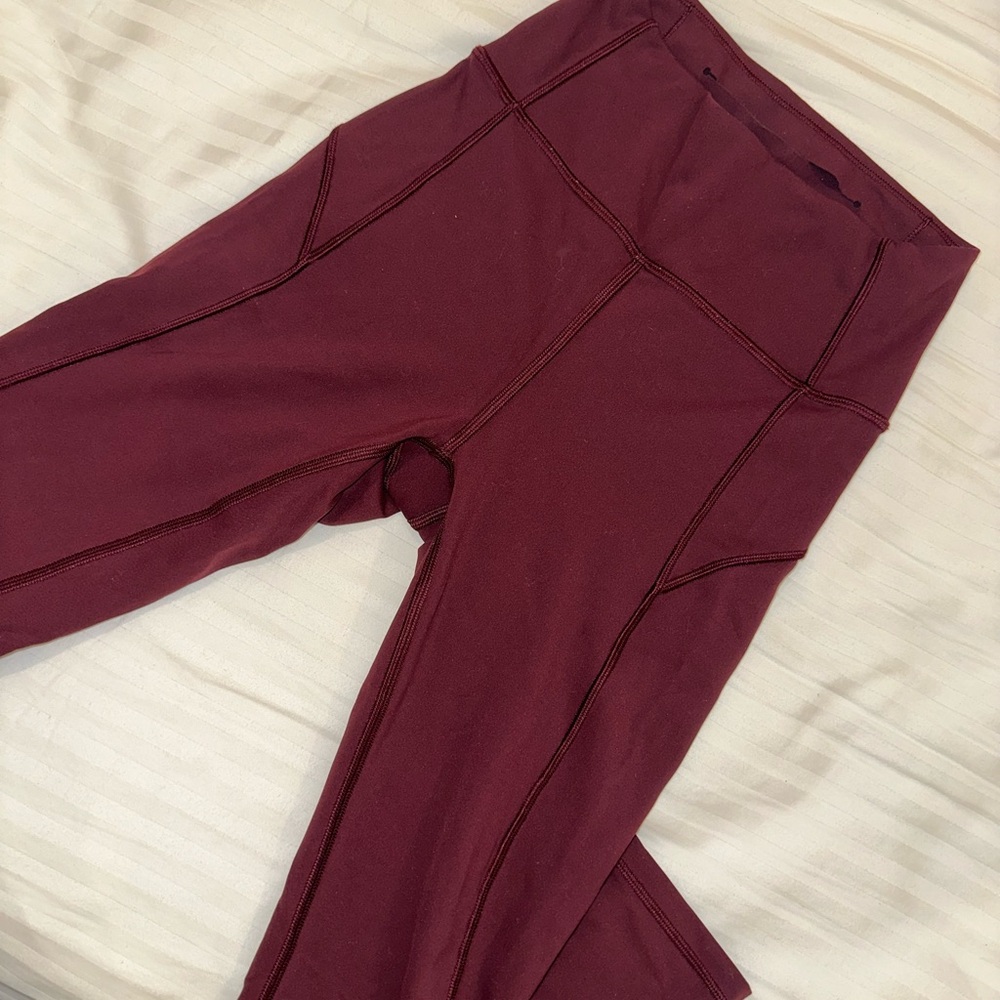 Lululemon - Maroon Yoga Pants